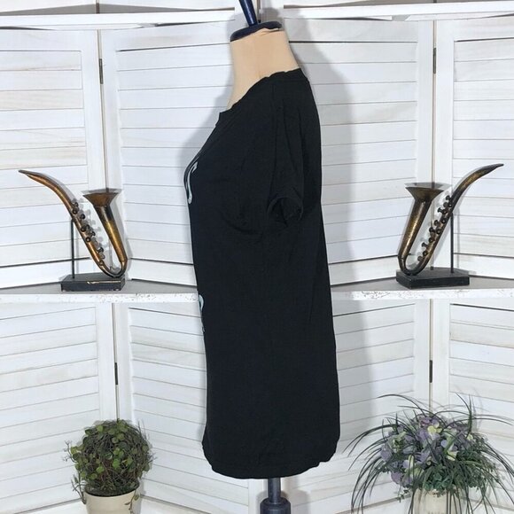 Disney The Nightmare Before Christmas T-Shirt Jolly Santa Jack Girls Black S - Picture 7 of 11